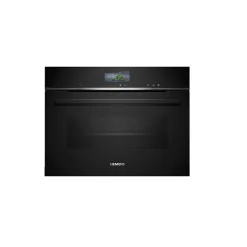 Four intégrable combi vapeur 47l 60cm hydrolyse noir Siemens CS736G1B1F iq700