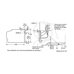Four intégrable combi vapeur 47l 60cm hydrolyse noir Siemens CS736G1B1F iq700