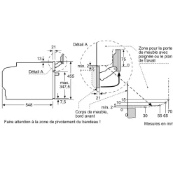 Four intégrable combi vapeur 47l 60cm a+ ecoclean noir Neff C24FS31N0