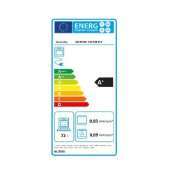 Four intégrable combi vapeur 72l 60cm pyrolyse inox Electrolux EOC4P46X steamcrisp série 700 pro
