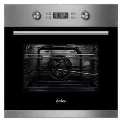 Four intégrable multifonction 70l 60cm pyrolyse inox Amica AO2008X/1 ligne amica classique