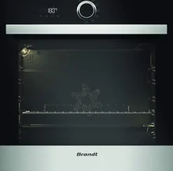 Four intégrable multifonction 73l 60cm a pyrolyse inox Brandt BXP5471X