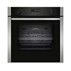 Four intégrable multifonction 71l 60cm pyrolyse + hydrolyse noir/inox Neff B6ACH7AN3F n50