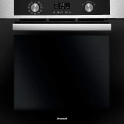 Four intégrable multifonction 67l 60cm pyrolyse inox Brandt BOP2432X