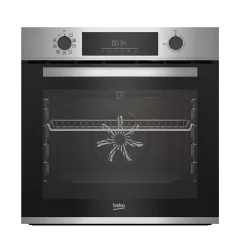 Four intégrable multifonction 72l 60cm a pyrolyse inox Beko BBIE12300XMP