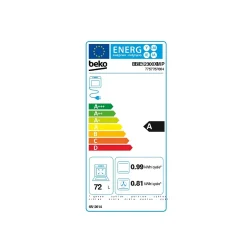 Four intégrable multifonction 72l 60cm a pyrolyse inox Beko BBIE12300XMP
