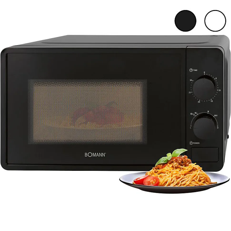 Four micro-onde 20L 1150W Bomann MW6014CB-Noir