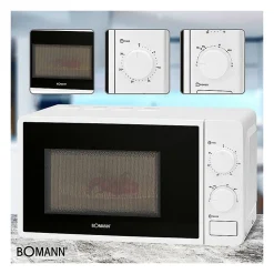Four micro-onde 20L 1150W Bomann MW 6014 CB Blanc
