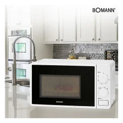 Four micro-onde 20L 1150W Bomann MW 6014 CB Blanc