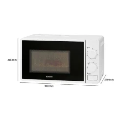 Four micro-onde 20L 1150W Bomann MW 6014 CB Blanc