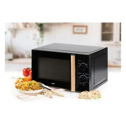 Four micro-ondes DOMO DO2820 - 20L - 700W - Minuterie 35mn - Fonction décongélation - L44 x P35,8 x H 25,8 cm - Noir finition