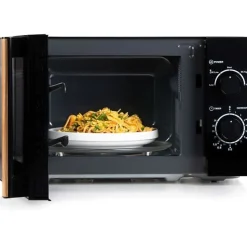 Four micro-ondes DOMO DO2820 - 20L - 700W - Minuterie 35mn - Fonction décongélation - L44 x P35,8 x H 25,8 cm - Noir finition