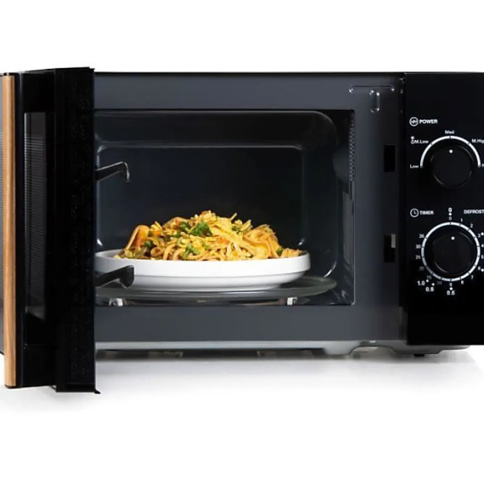 Four micro-ondes DOMO DO2820 - 20L - 700W - Minuterie 35mn - Fonction décongélation - L44 x P35,8 x H 25,8 cm - Noir finition