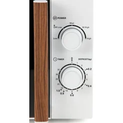 Four micro-ondes DOMO DO2720 - 20L - 700W - Minuterie 35mn - Fonction décongélation - L44 x P35,8 x H 25,8 cm - Blanc finition