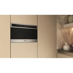 Four micro-ondes encastrable - WHIRLPOOL - WMN4I4BXF - Inox anti-trace - 22 L - Gril quartz