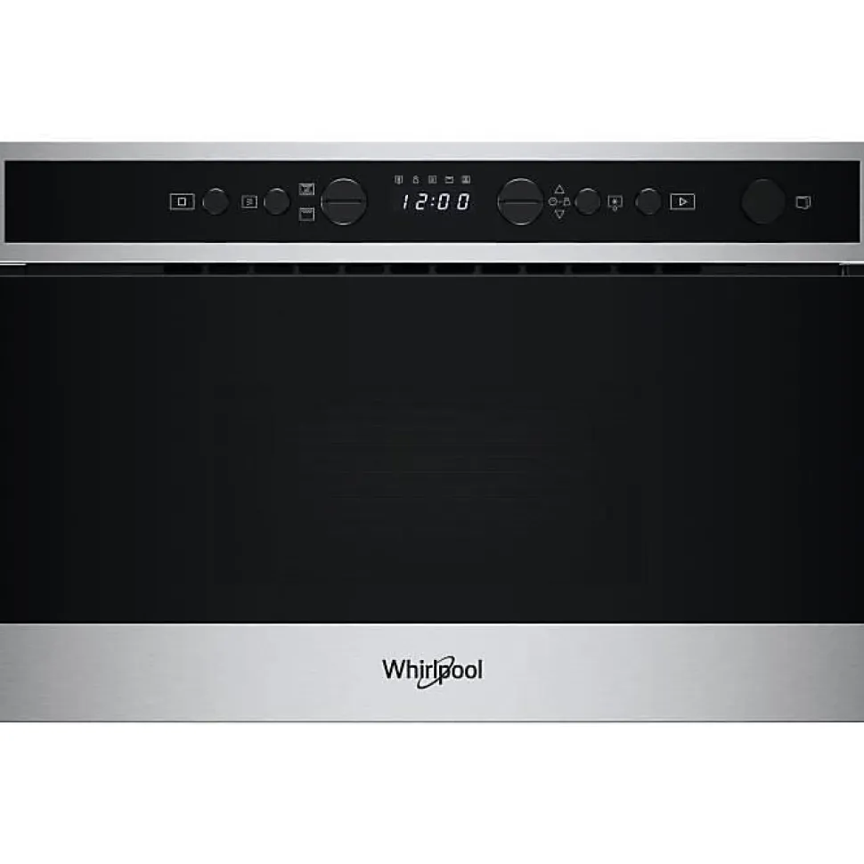 Four micro-ondes encastrable - WHIRLPOOL - WMN4I4BXF - Inox anti-trace - 22 L - Gril quartz