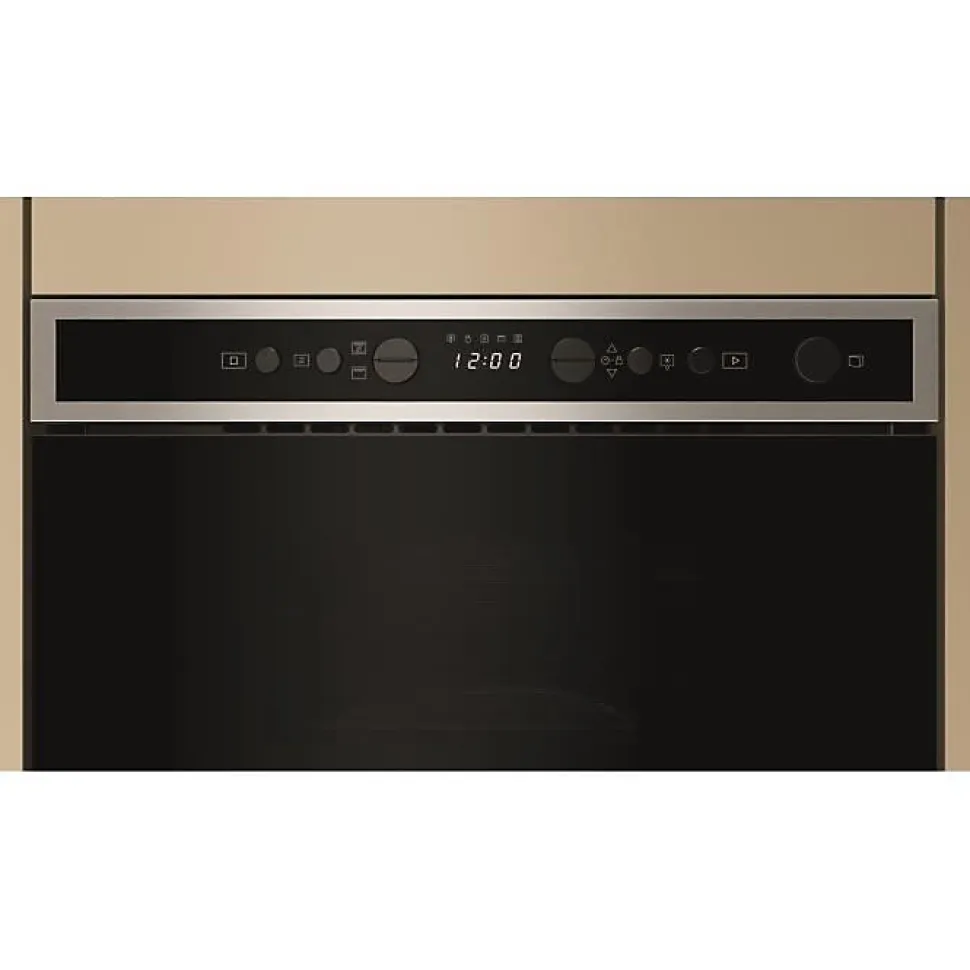 Four micro-ondes encastrable - WHIRLPOOL - WMN4I4BXF - Inox anti-trace - 22 L - Gril quartz