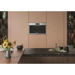 Four micro-ondes encastrable - HOTPOINT - HAM 212O X - Inox - 22 L