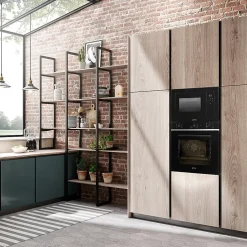 Four micro-ondes encastrable Linéa 20L FMI120B3 Smeg verre noir