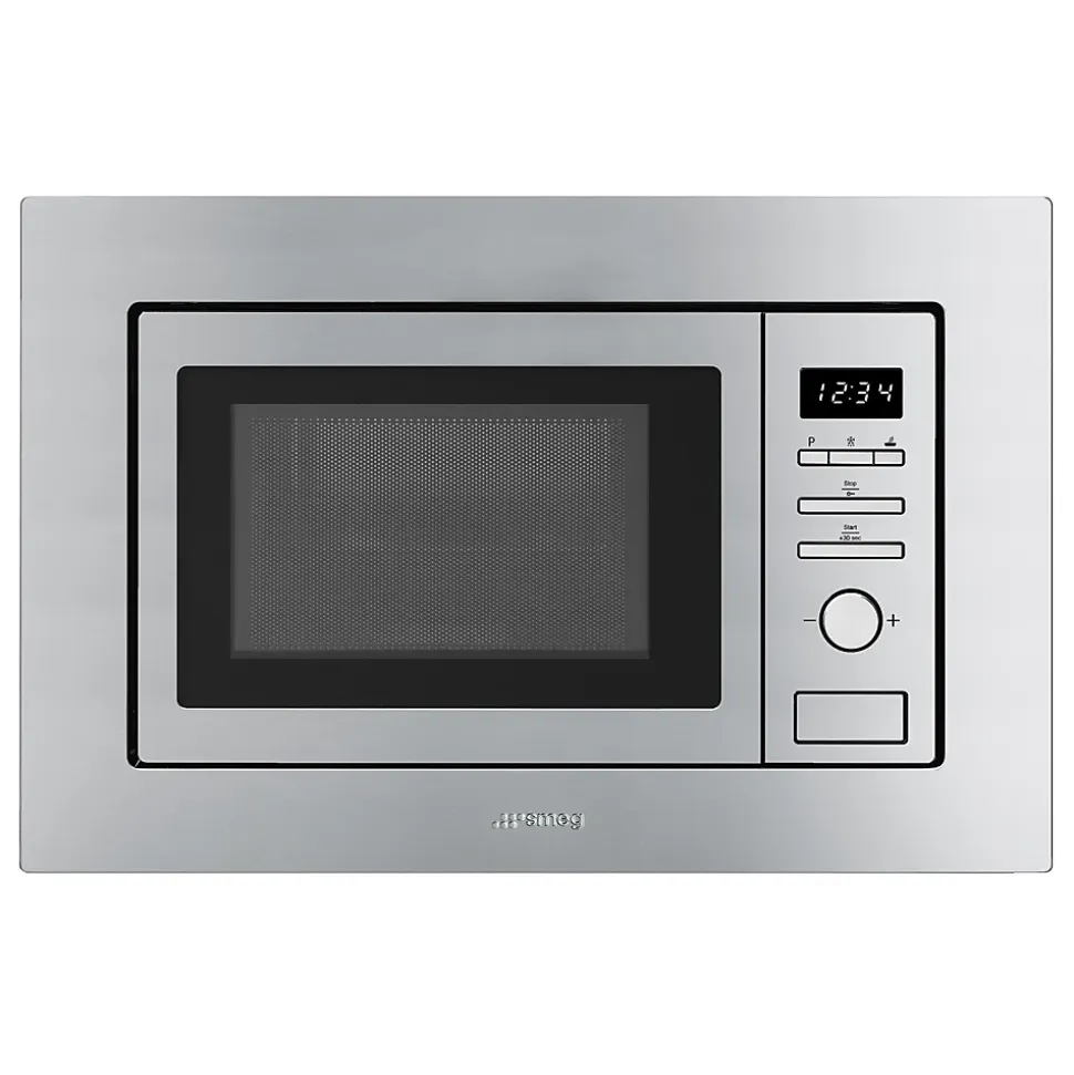 Four micro-ondes encastrable Universel 21L FMI020X Smeg inox