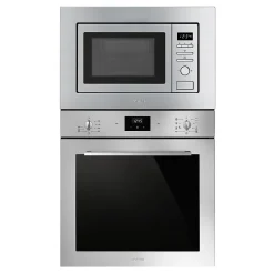 Four micro-ondes encastrable Universel 21L FMI020X Smeg inox
