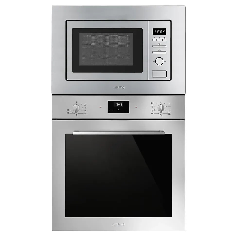 Four micro-ondes encastrable Universel 21L FMI020X Smeg inox