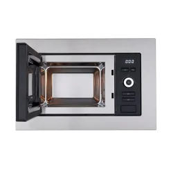 Four micro-ondes encastrable CONTINENTAL EDISON MO20IXES Noir et Inox L59,5 x 38,8 x P34,5 cm 20L