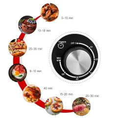 Four multifonction chaleur tournante 58l 2000w noir Kitchen Move BAT-58RC arizona