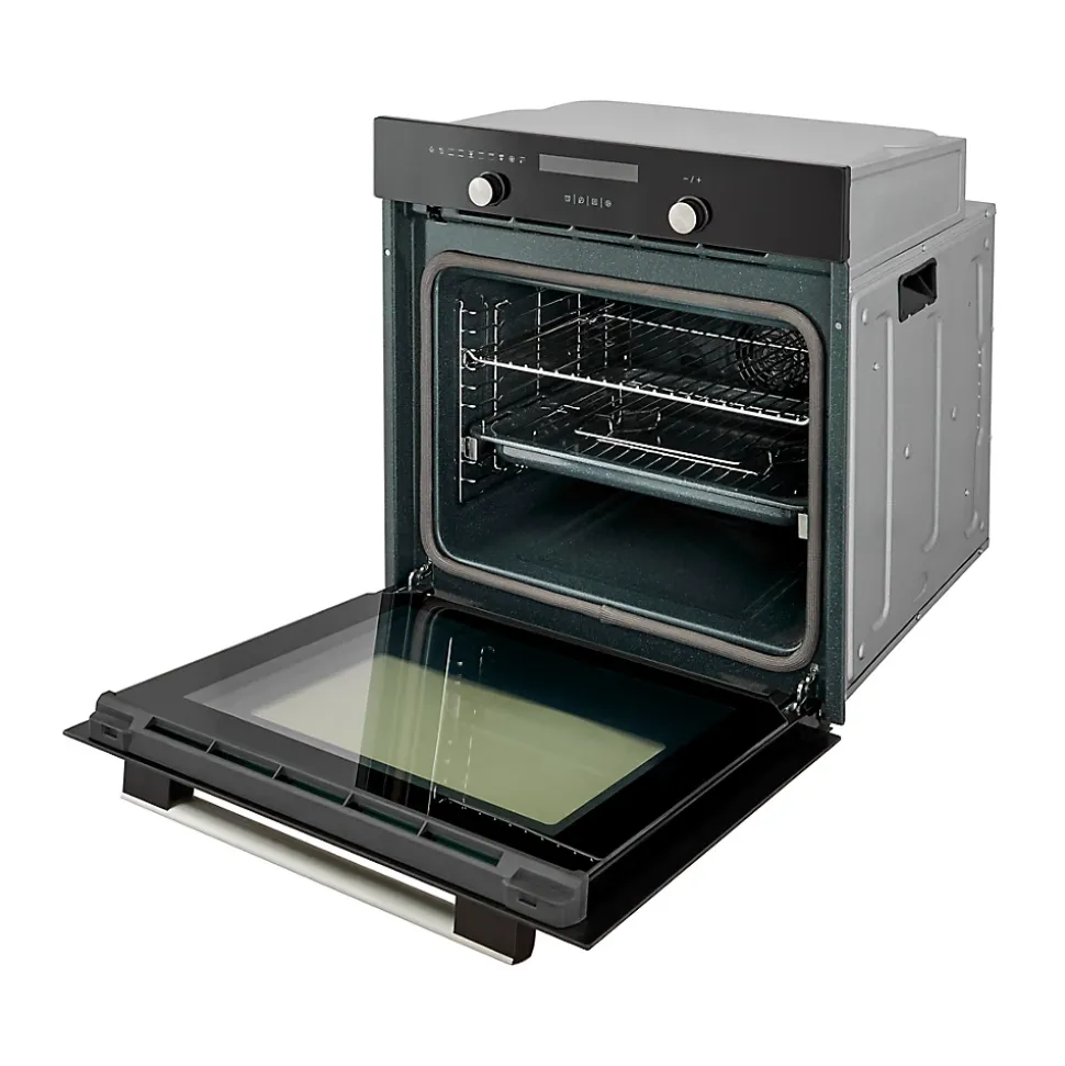 Four multifonctions nettoyage pyrolyse Cooke & Lewis CLPYBL 70L noir