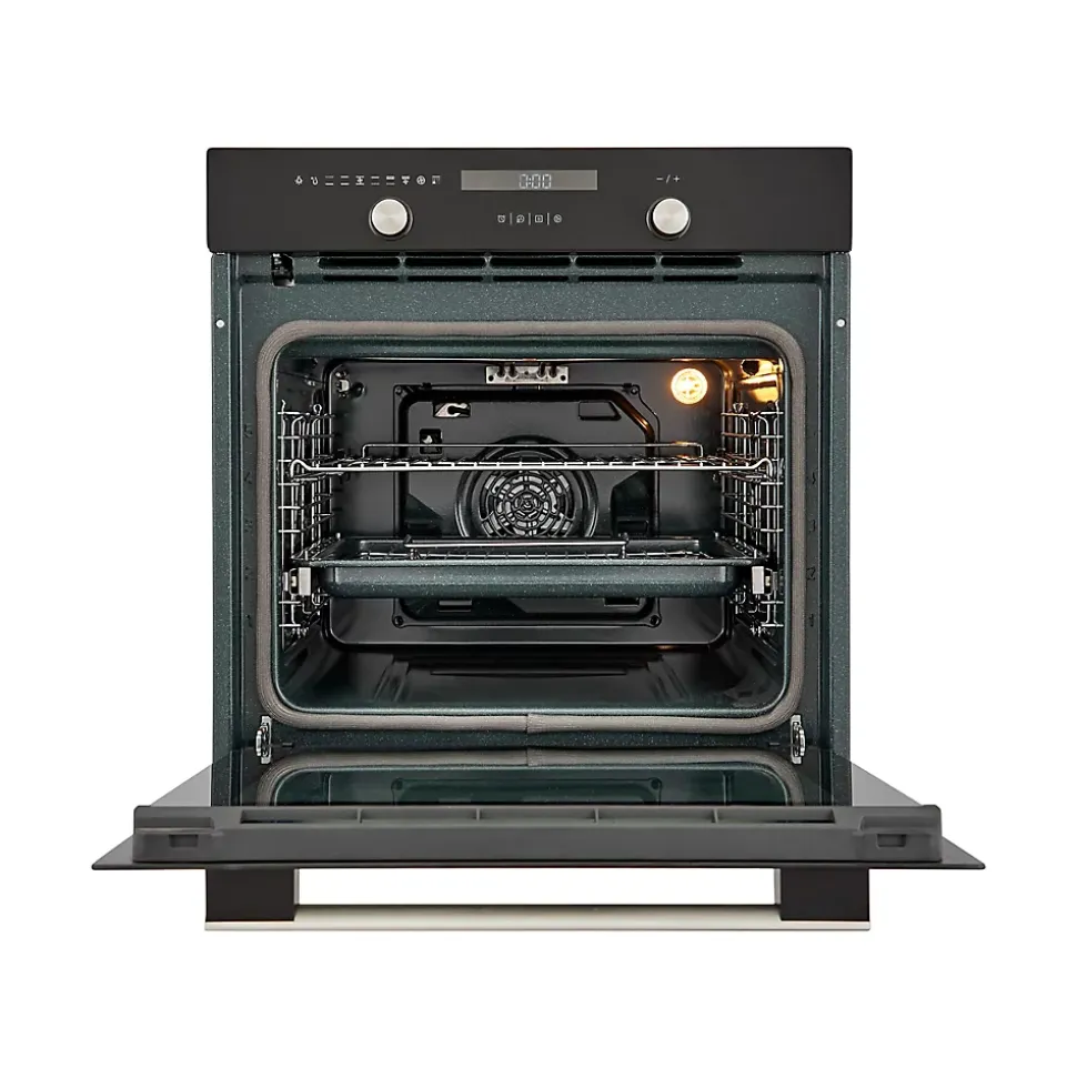 Four multifonctions nettoyage pyrolyse Cooke & Lewis CLPYBL 70L noir