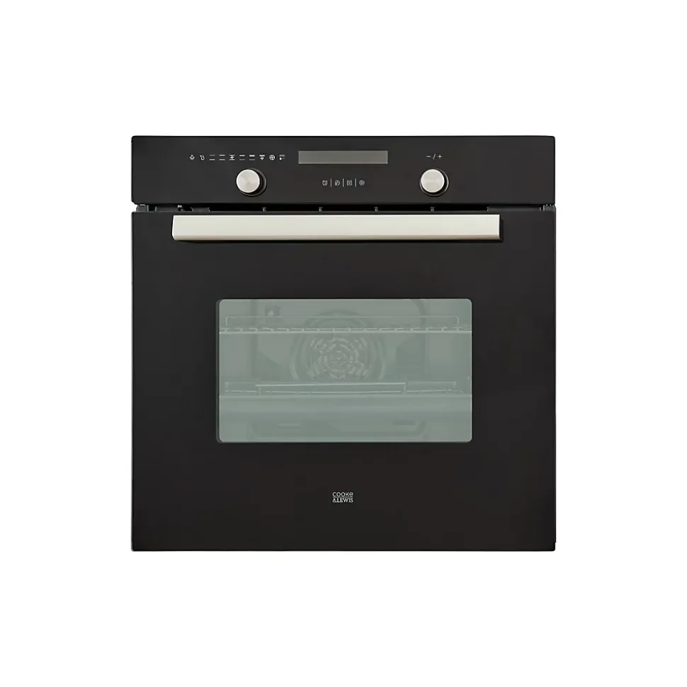 Four multifonctions nettoyage pyrolyse Cooke & Lewis CLPYBL 70L noir