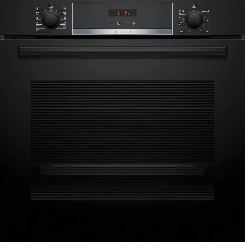 Four multifonctions nettoyage pyrolyse Bosch HBA553BA3F 71L noir