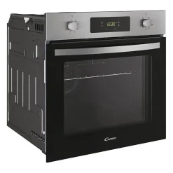 Four pyrolyse - chaleur tournante CANDY FICD X676 - Inox et noir - Classe A