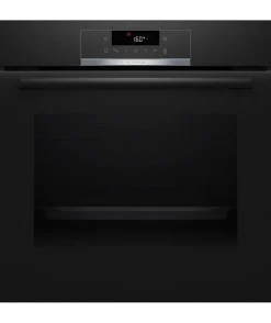 Four pyrolyse Softclose - BOSCH SER4 - HQG572BB3F - Noir - 8 modes de cuisson - 59,5 x 59,4 x 54,8 cm