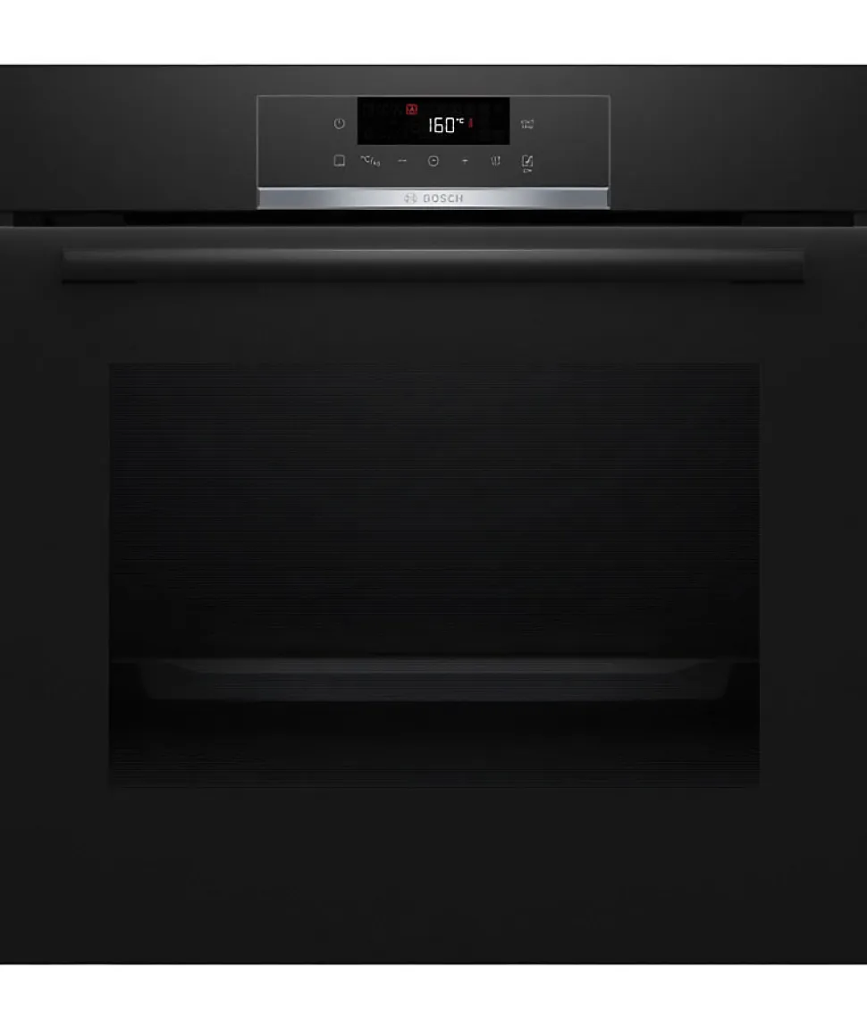 Four pyrolyse Softclose - BOSCH SER4 - HQG572BB3F - Noir - 8 modes de cuisson - 59,5 x 59,4 x 54,8 cm
