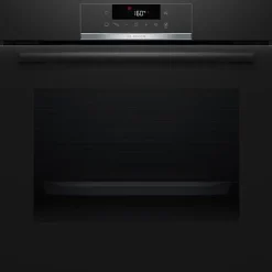 Four pyrolyse Softclose - BOSCH SER4 - HQG572BB3F - Noir - 8 modes de cuisson - 59,5 x 59,4 x 54,8 cm