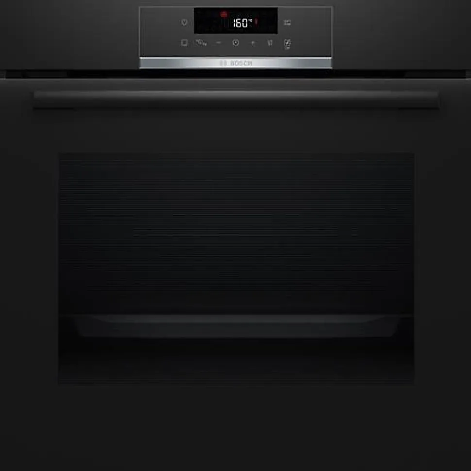 Four pyrolyse Softclose - BOSCH SER4 - HQG572BB3F - Noir - 8 modes de cuisson - 59,5 x 59,4 x 54,8 cm