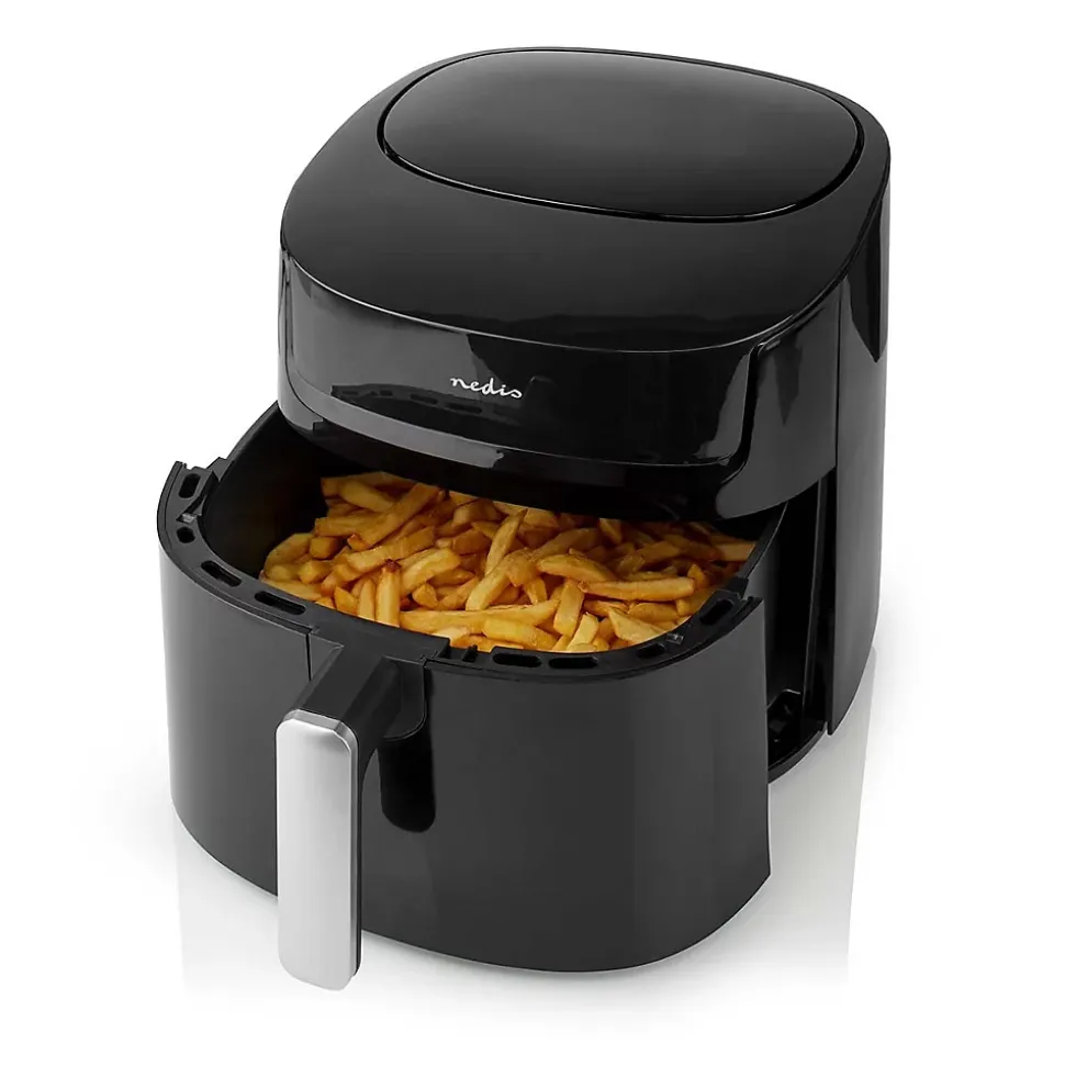 Friteuse à air chaud Air fryer Numérique 7.2L sans huile 1800W NEDIS