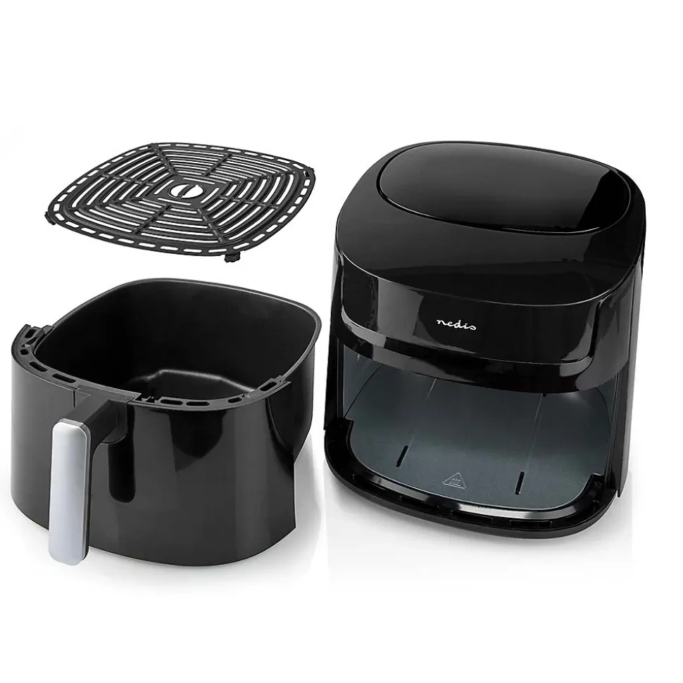 Friteuse à air chaud Air fryer Numérique 7.2L sans huile 1800W NEDIS