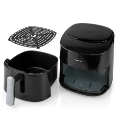 Friteuse à air chaud Air fryer Numérique 4,5L sans huile 1800W NEDIS