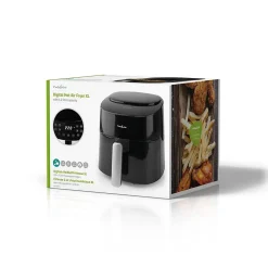 Friteuse à air chaud Air fryer Numérique 4,5L sans huile 1800W NEDIS