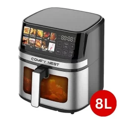Friteuse à air chaud Air fryer avec écran digital 8L 1700W Comfy Nest CN06160