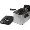 Friteuse - DOMO - 4L - 3000W - Température variable - Puissance électrique - Contenance