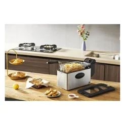 Friteuse 3 L CONTINENTAL EDISON CERFR3IN2 - 2000W - Inox
