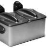 Friteuse double et mixte 2x3.5l inox Frifri F1968