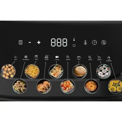 Friteuse Electrique diététique - LITTLE BALANCE - Crousty light XL - 7 L - 1600 W - 10 programmes - Noir