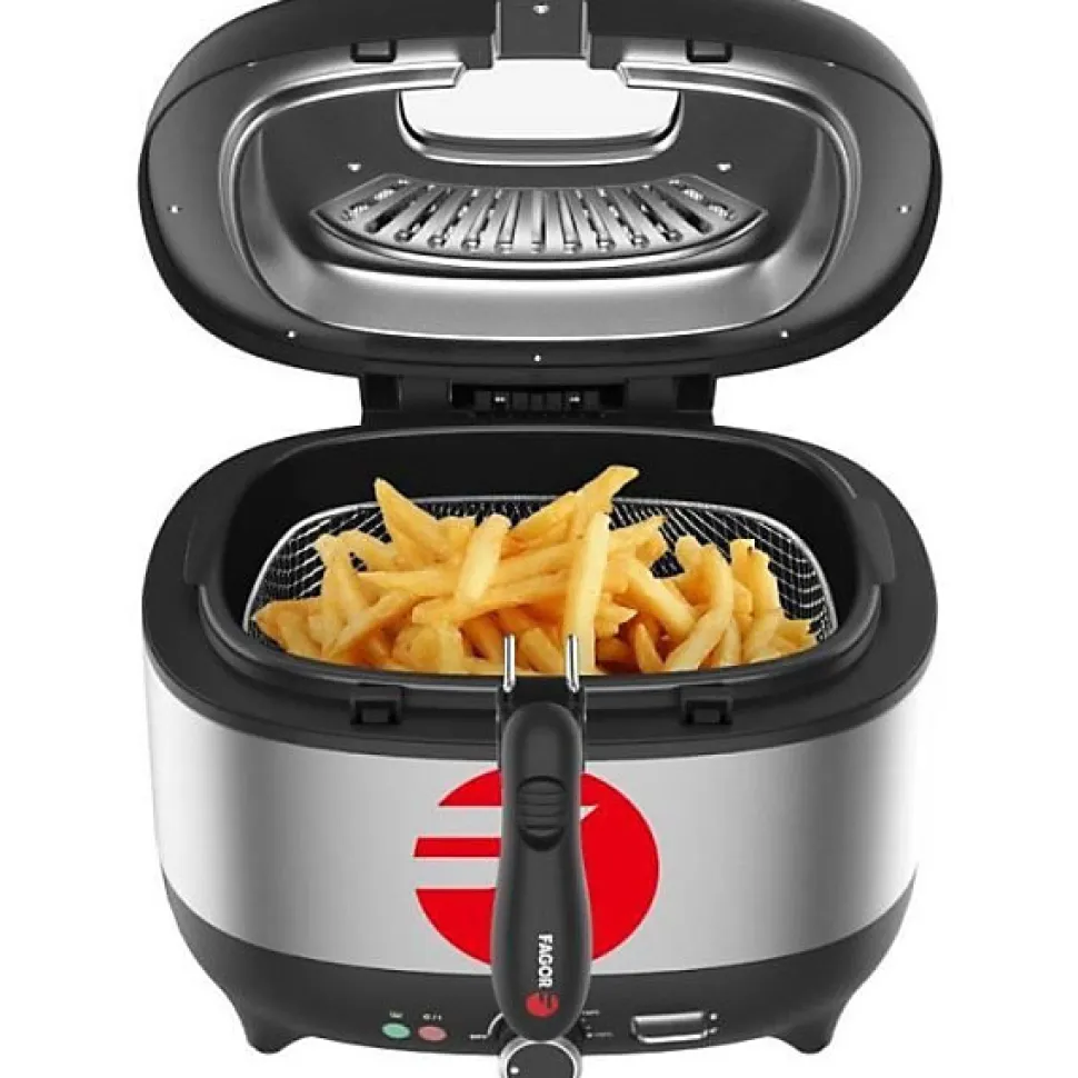 Friteuse Electrique Electrique - FAGOR - FG2310 - 3.5L -1800 W - Filtre anti odeurs - Corps en acier