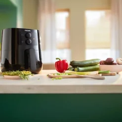 Friteuse Electrique sans huile - PHILIPS - Airfryer HD9200/90 Série 3000 - 4,1L - 4 personnes - 7 préréglages - Noir