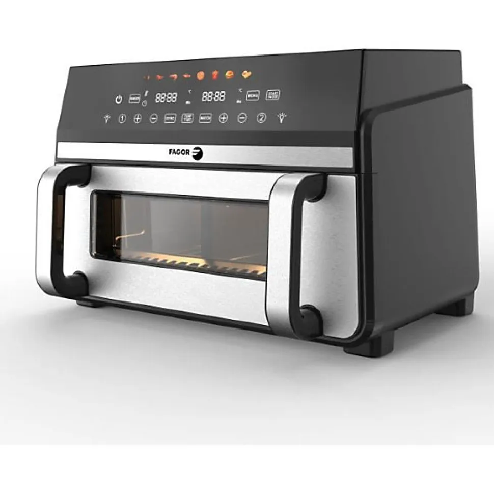 Friteuse Electrique sans huile FAGOR - Airfryer FG10AF - Capacité 11L - Double cuves 5,5L - Séparateur amovible - 2200W