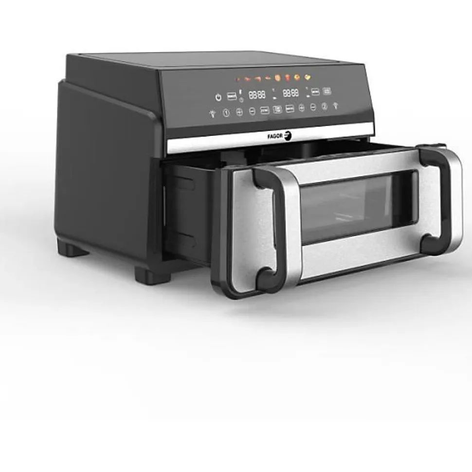 Friteuse Electrique sans huile FAGOR - Airfryer FG10AF - Capacité 11L - Double cuves 5,5L - Séparateur amovible - 2200W